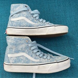 Vans Sk8-Hi Tapered Denim Destroy Sneakers